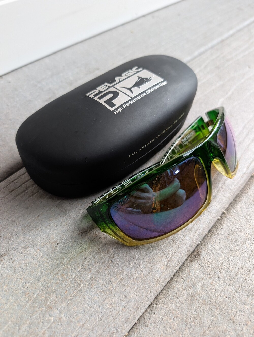 Pelagic The Mack Green Polarized Sunglasses